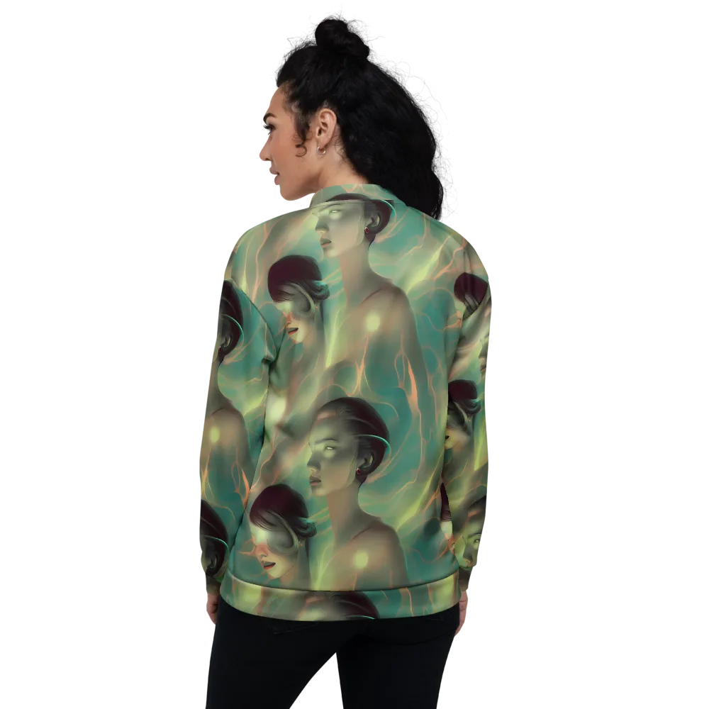 Spectral Whisper on Bomber Jacket — Back
