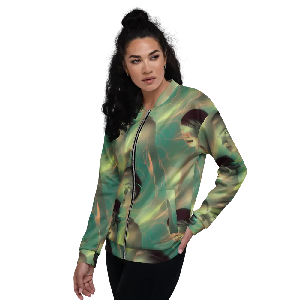 Spectral Whisper on Bomber Jacket — Left