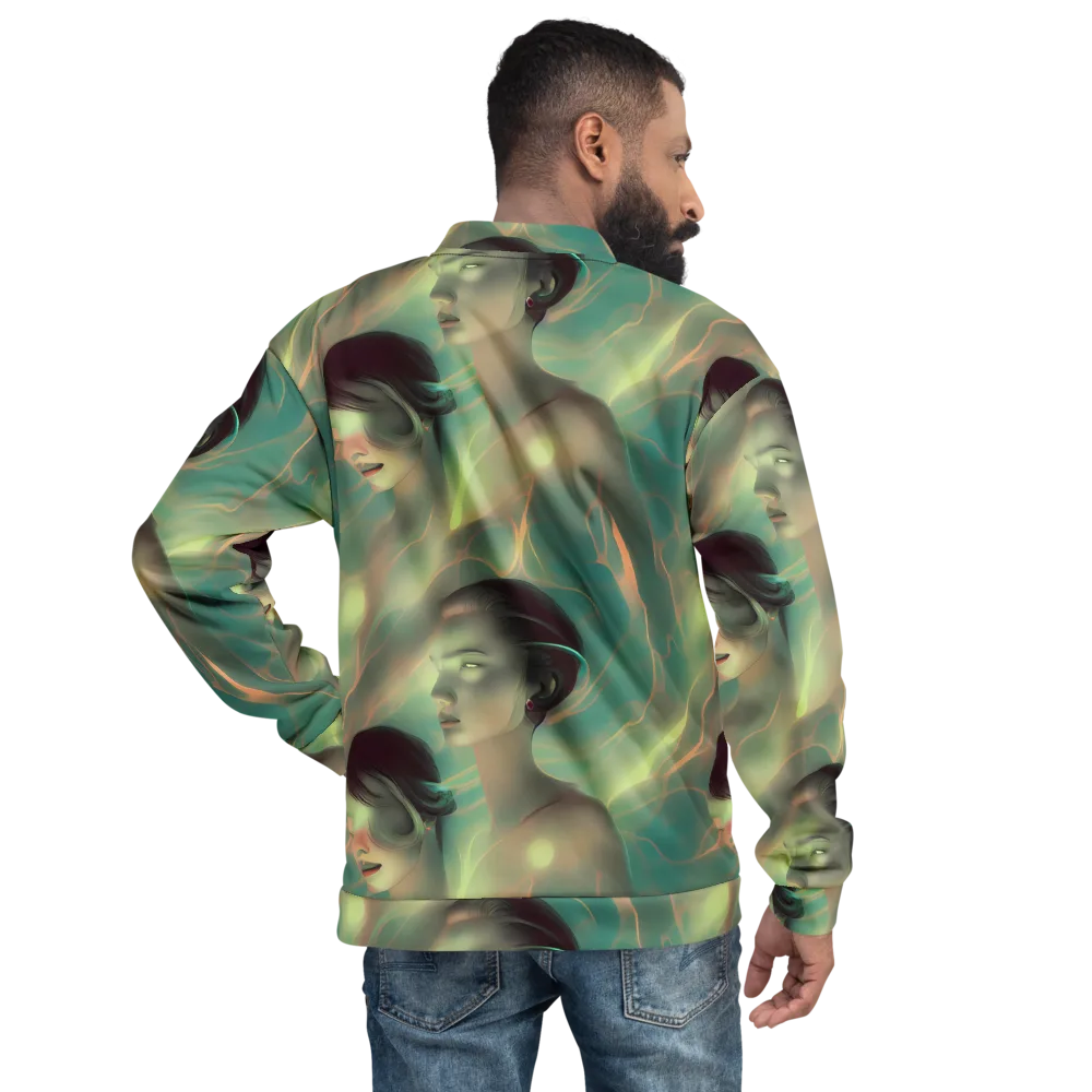 Spectral Whisper on Bomber Jacket — Back