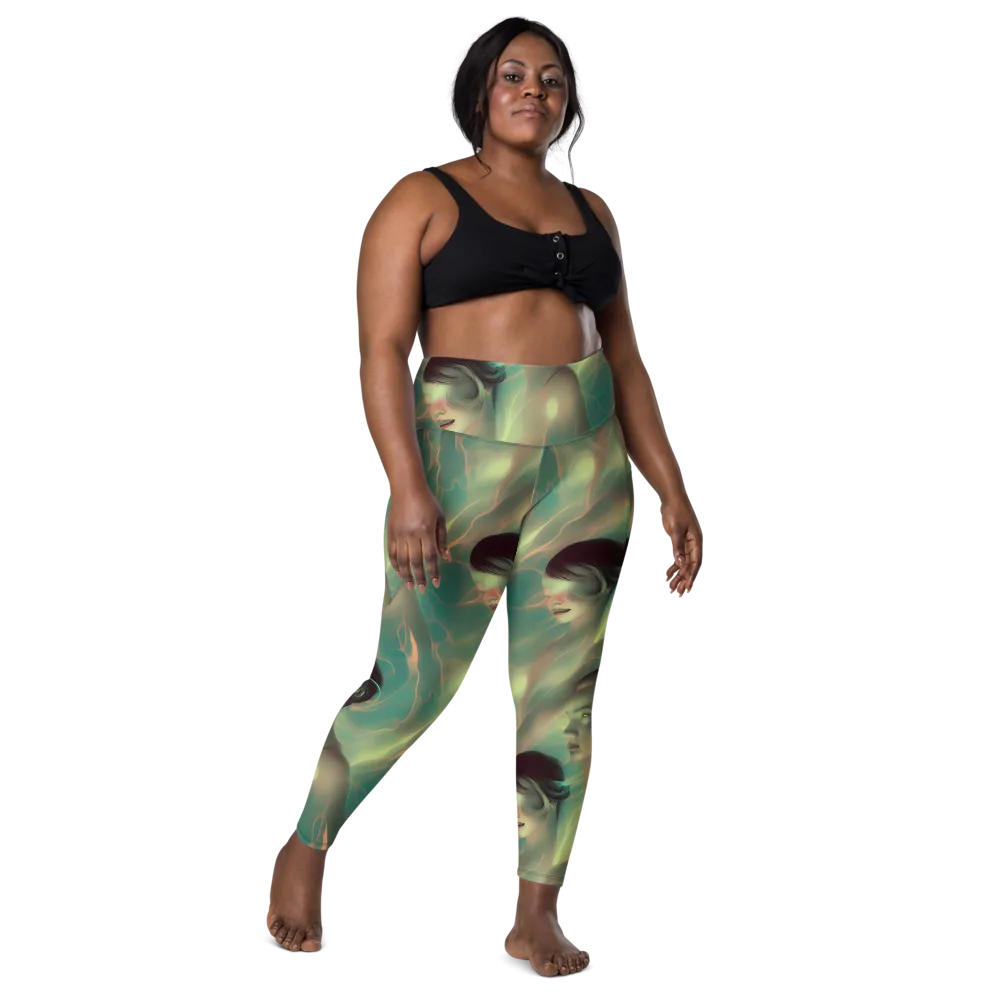 Spectral Whisper on Leggings with Pockets — Front