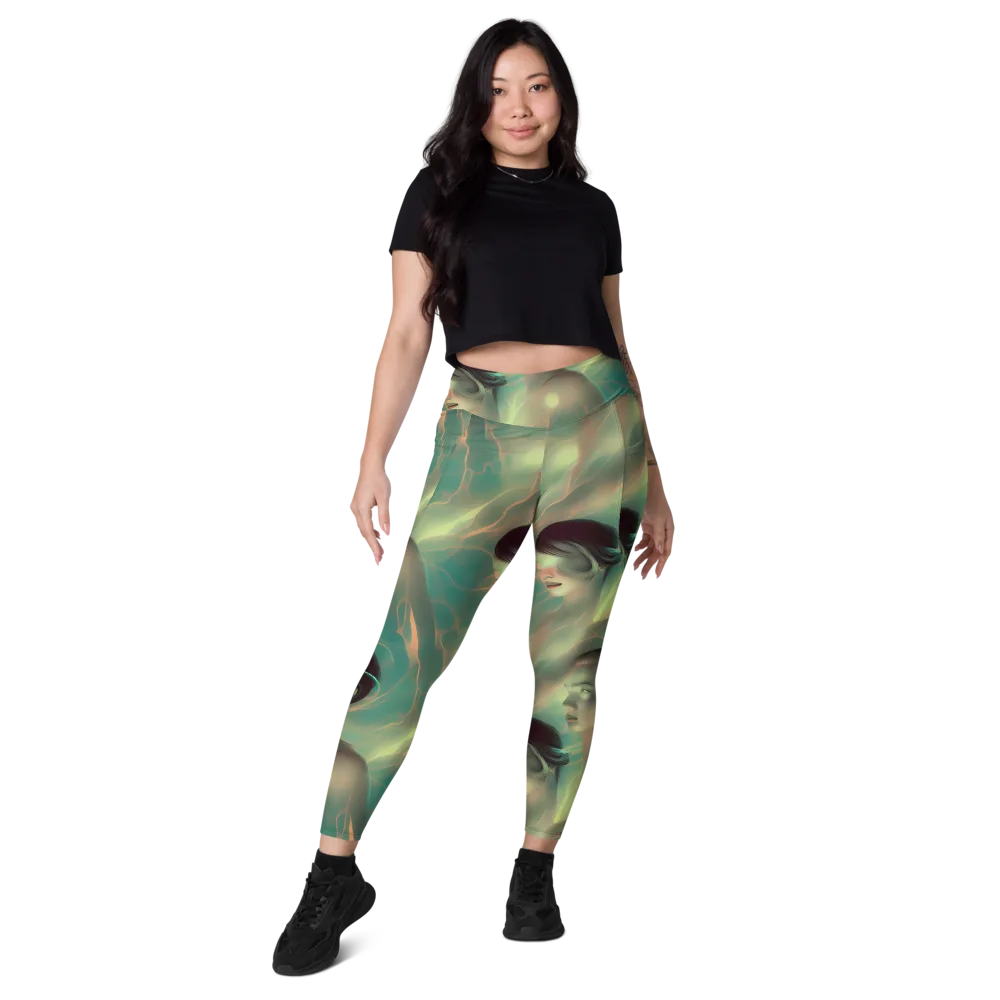 Spectral Whisper on Leggings with Pockets — Front
