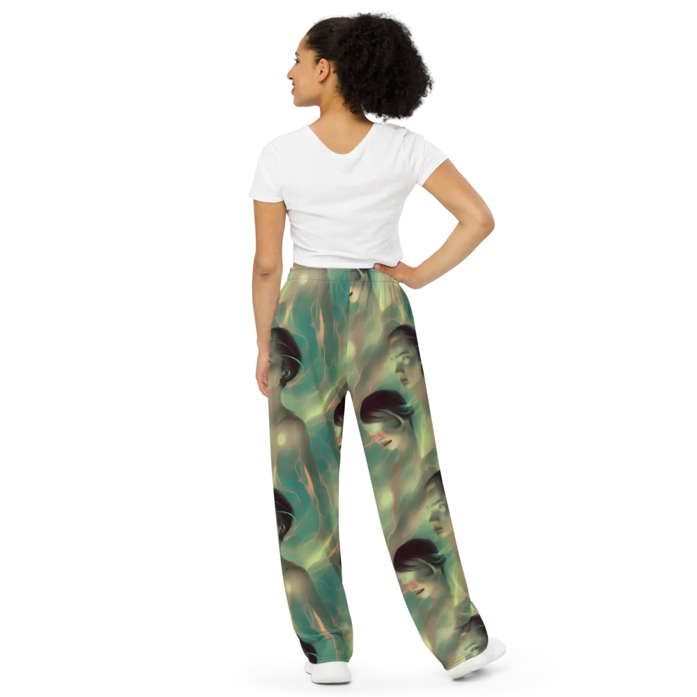 Spectral Whisper on Wide-Leg Pants — Back