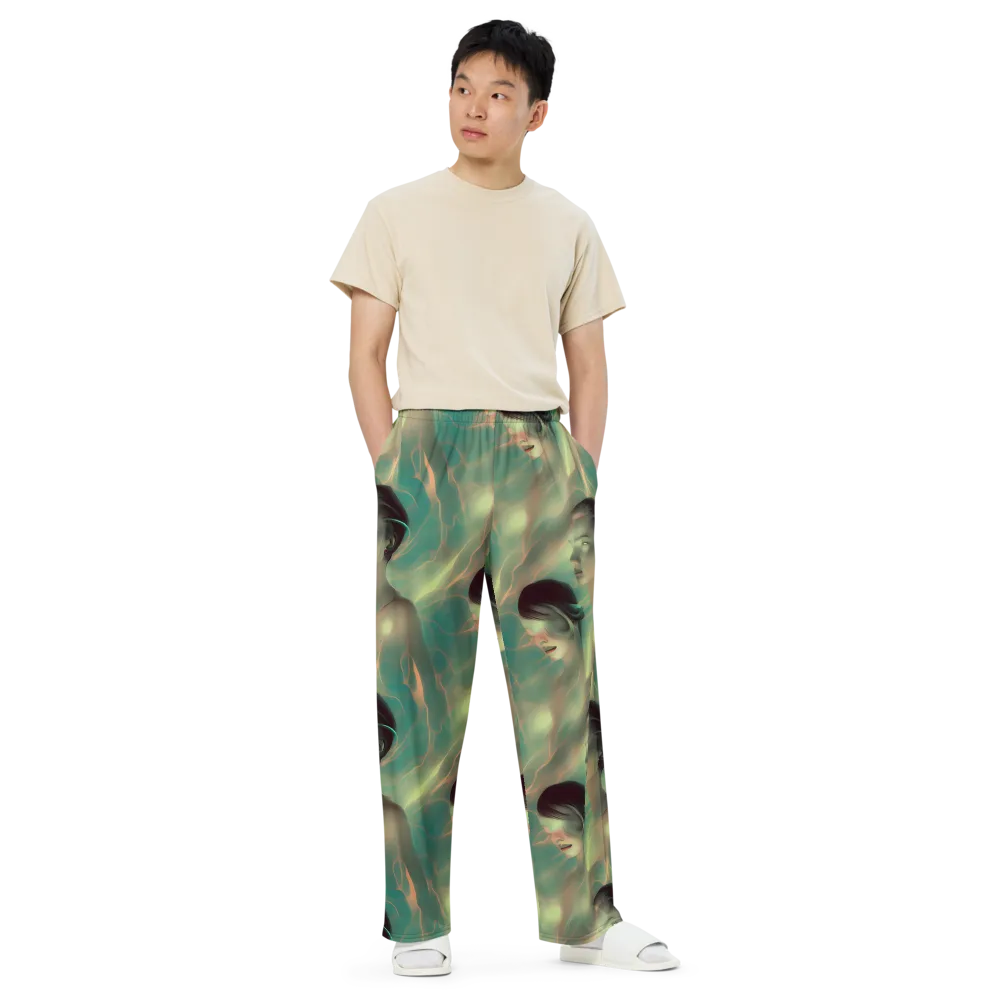 Spectral Whisper on Wide-Leg Pants — Front