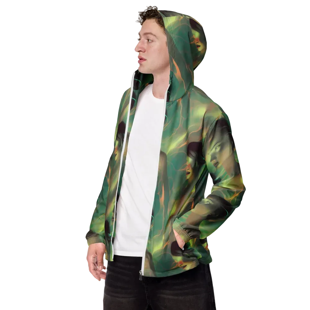 Spectral Whisper on Men's Windbreaker — Left Front