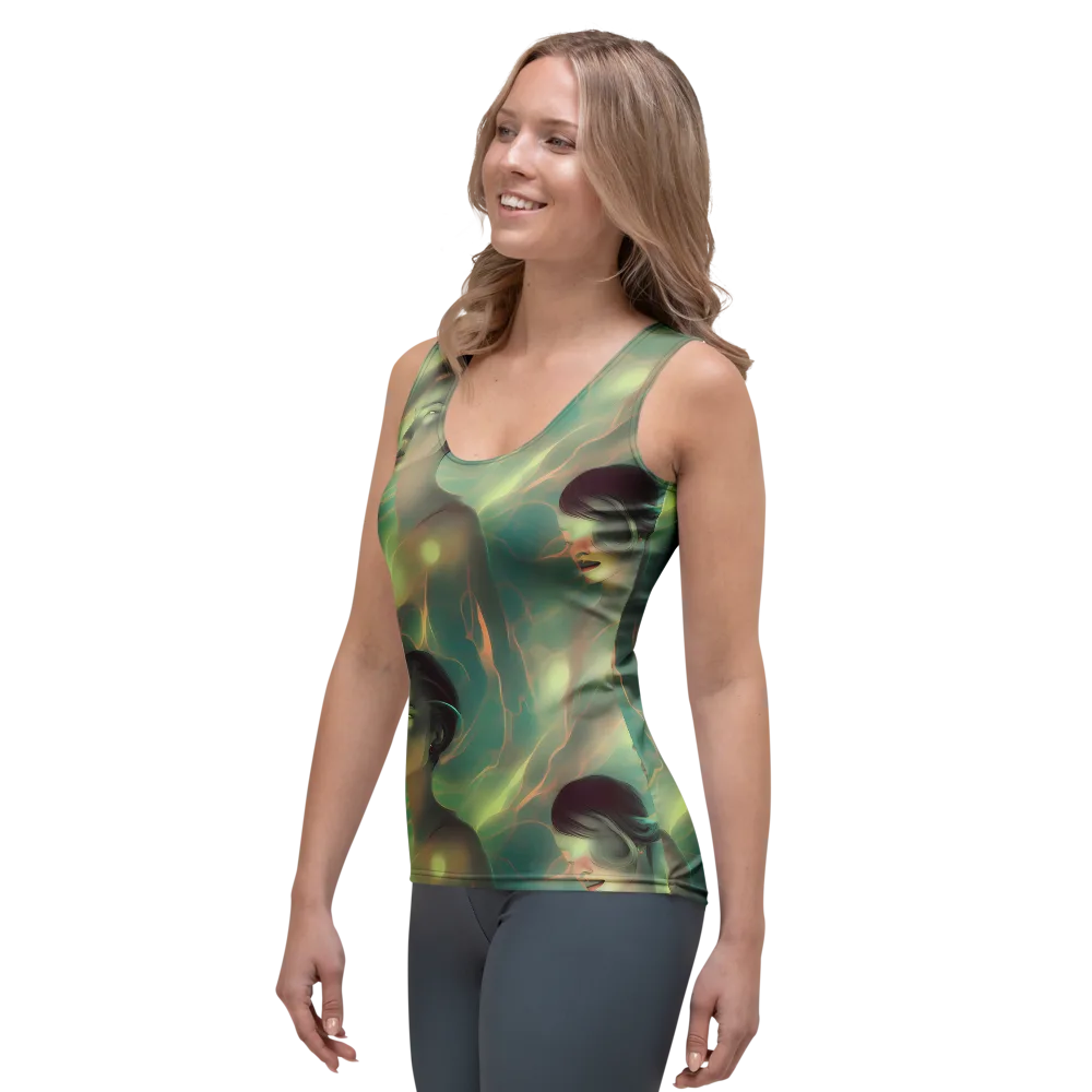 Spectral Whisper on Women's Tank Top — Left Front