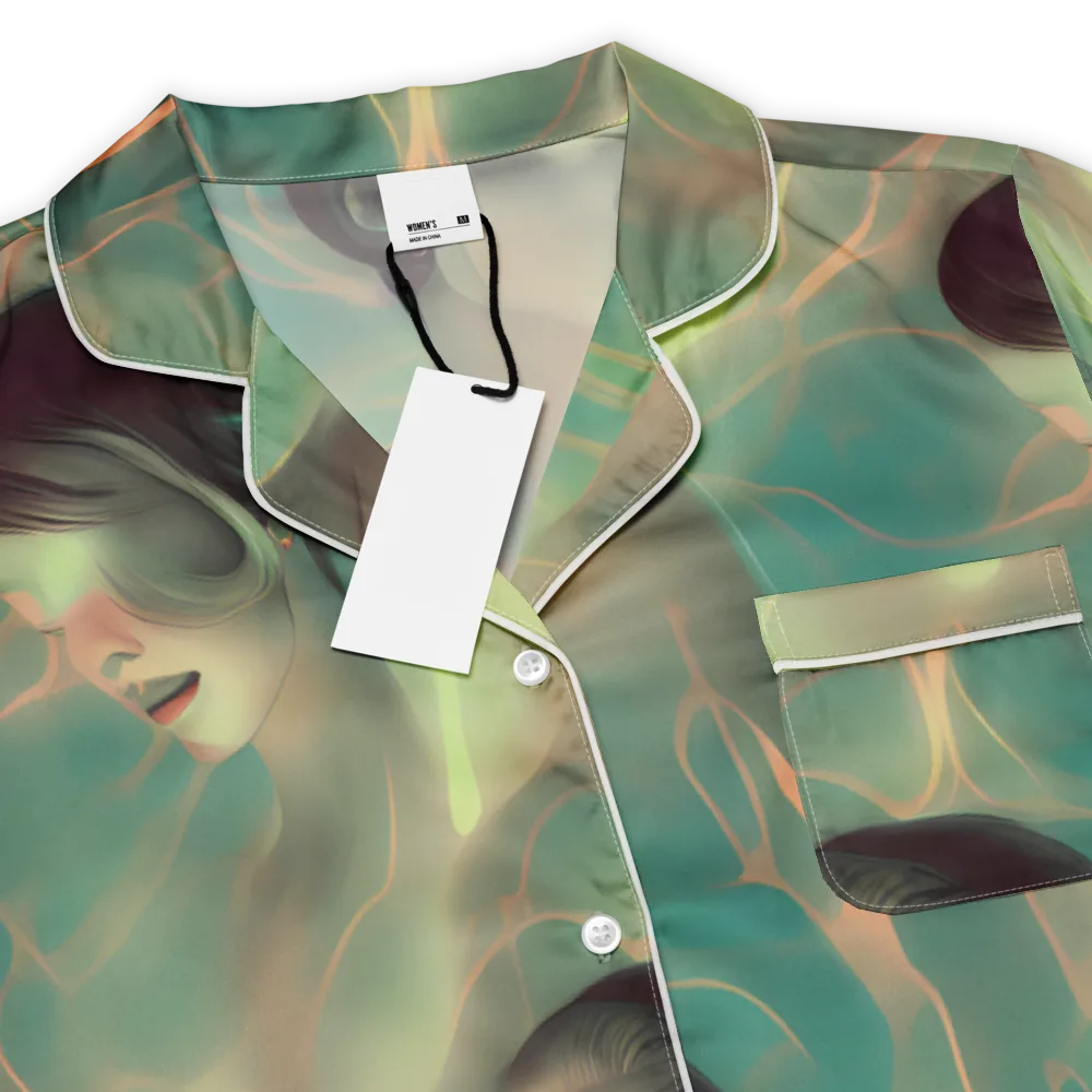 Spectral Whisper on Women's Short Sleeve Pajama Top — Product details