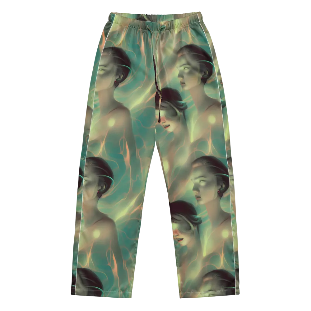Spectral Whisper on Women's Pajama Pants — Front