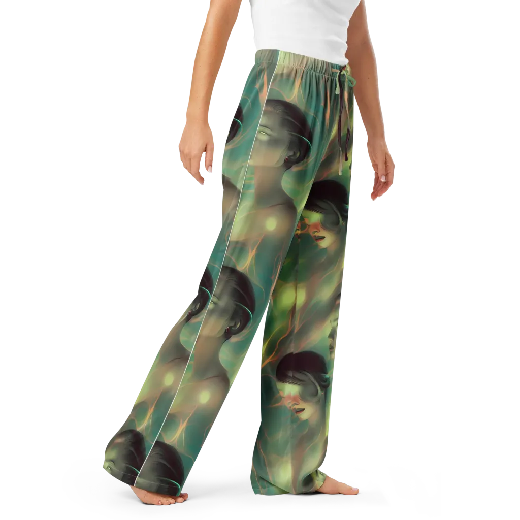 Spectral Whisper on Women's Pajama Pants — Right Front