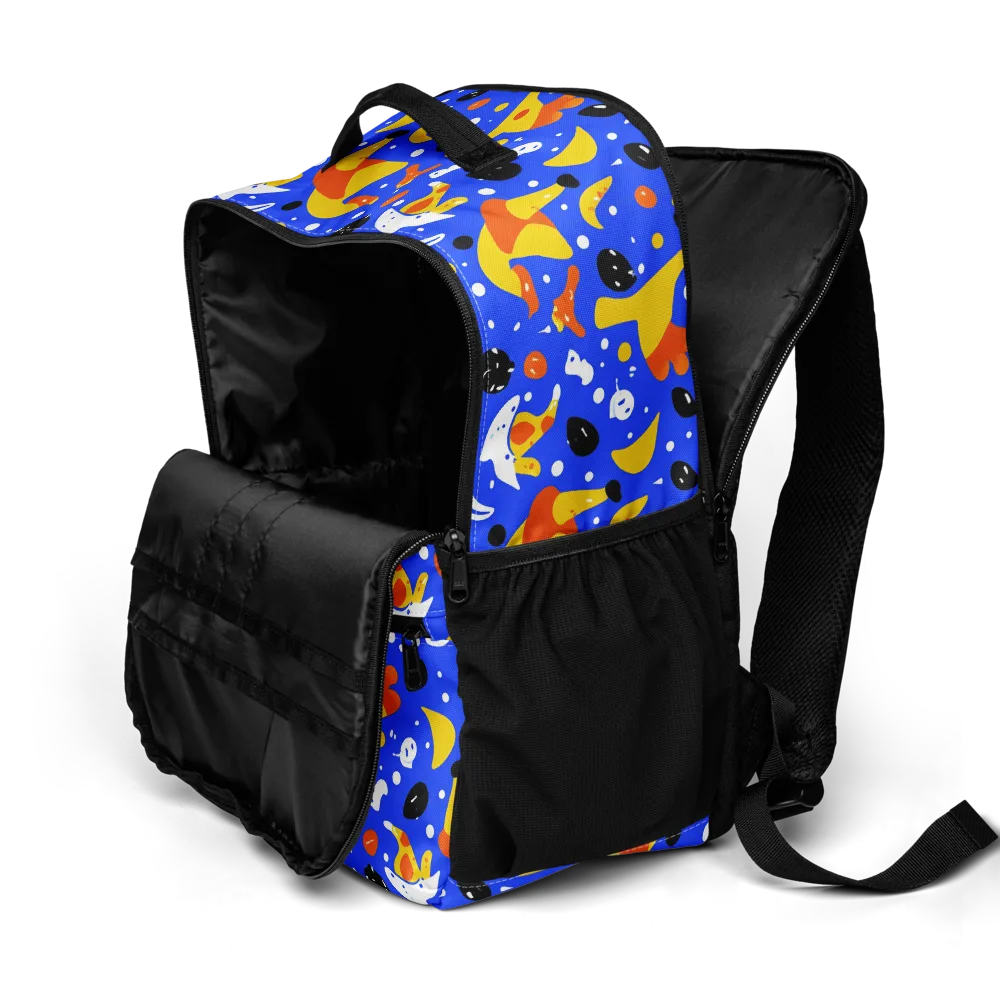 Blueberry Bazaar on Utility Backpack — Product details 2