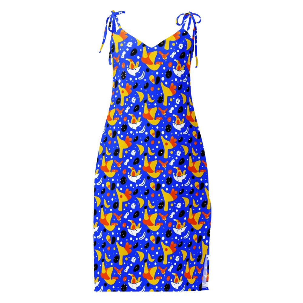 Blueberry Bazaar on Slip Dress — Front