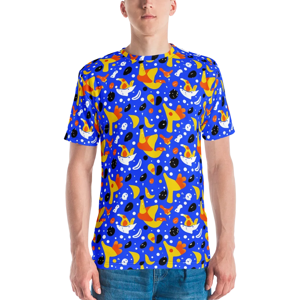 Blueberry Bazaar on Men's Crew Neck T-Shirt — Front