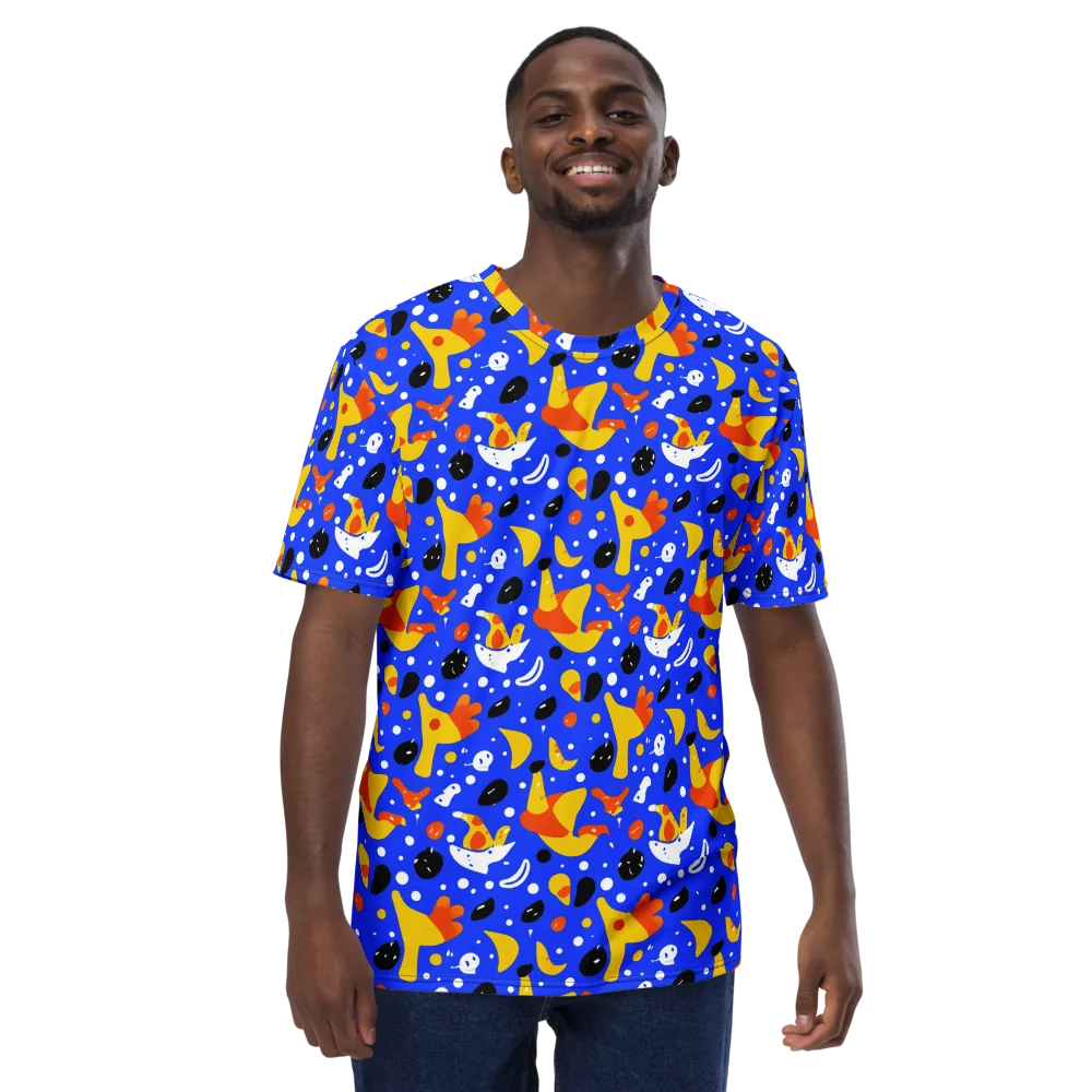 Blueberry Bazaar on Men's Crew Neck T-Shirt — Front