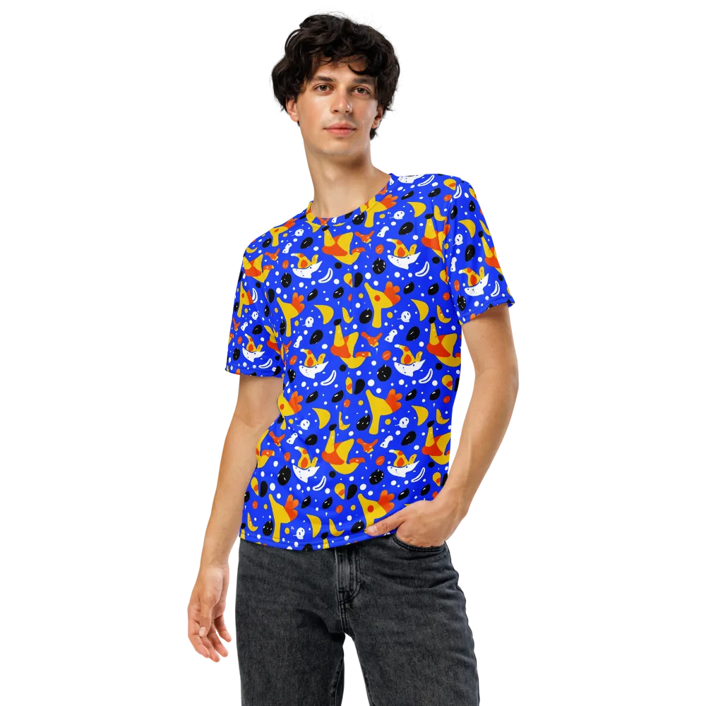 Blueberry Bazaar on Men's Crew Neck T-Shirt — Front
