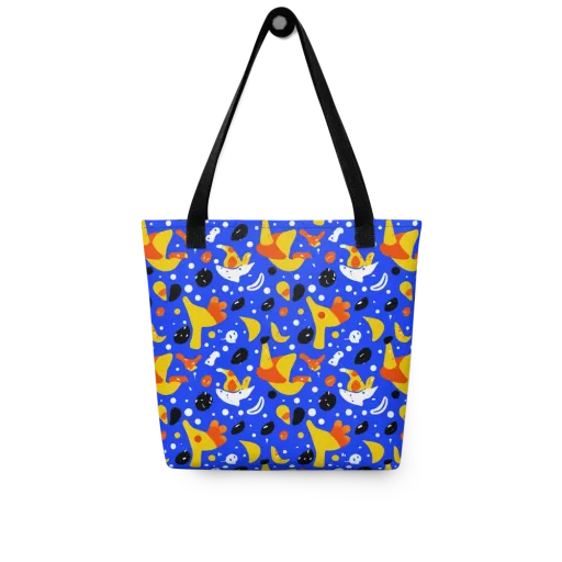 Blueberry Bazaar on a Tote Bag
