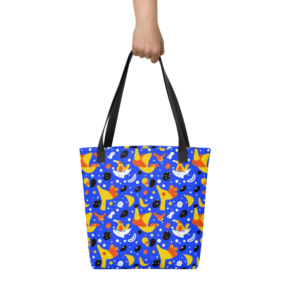 Blueberry Bazaar on Tote Bag — Front