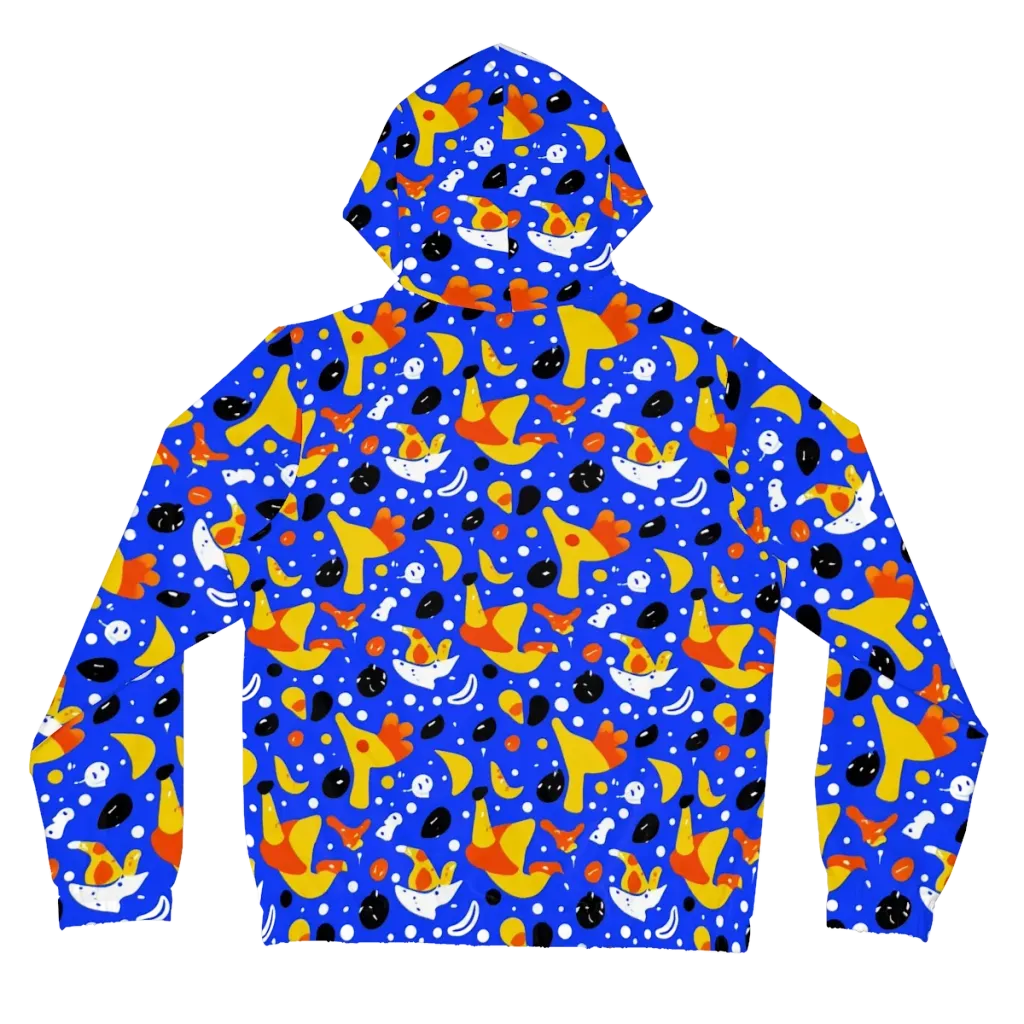 Blueberry Bazaar on Women's Full-Zip Hoodie — Back