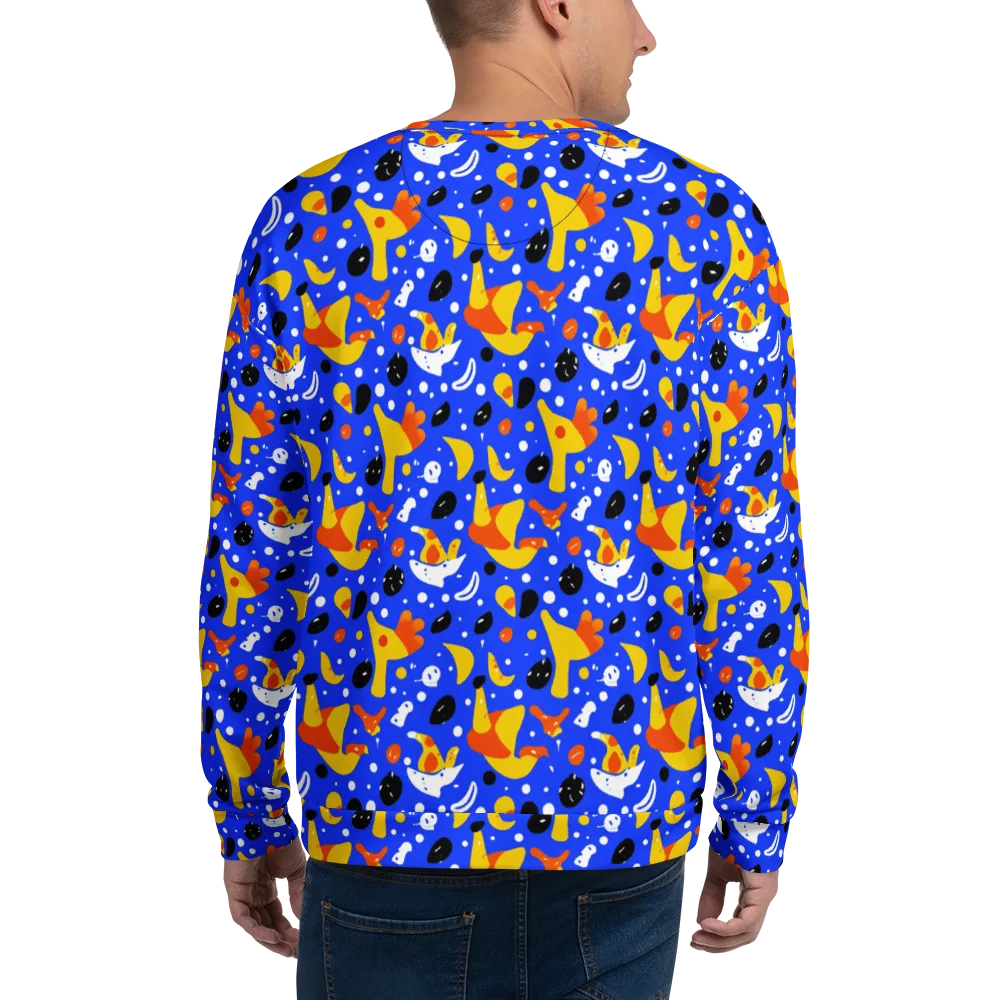 Blueberry Bazaar on Sweatshirt — Back