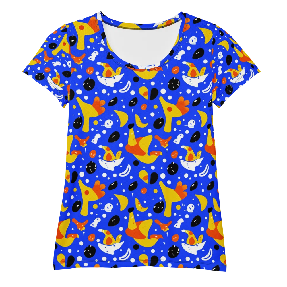 Blueberry Bazaar on Women's Athletic T-Shirt — Front