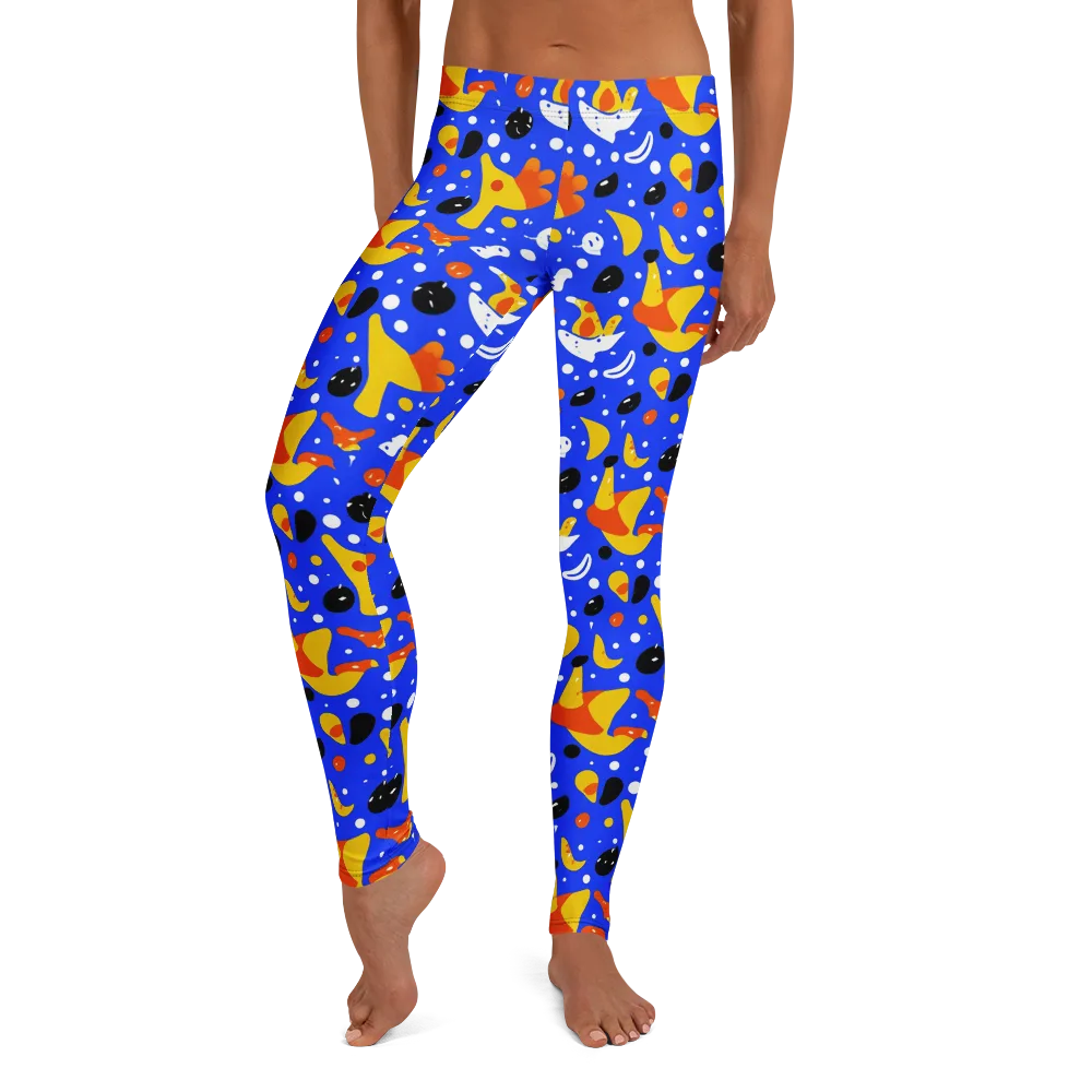 Blueberry Bazaar on Leggings — Front