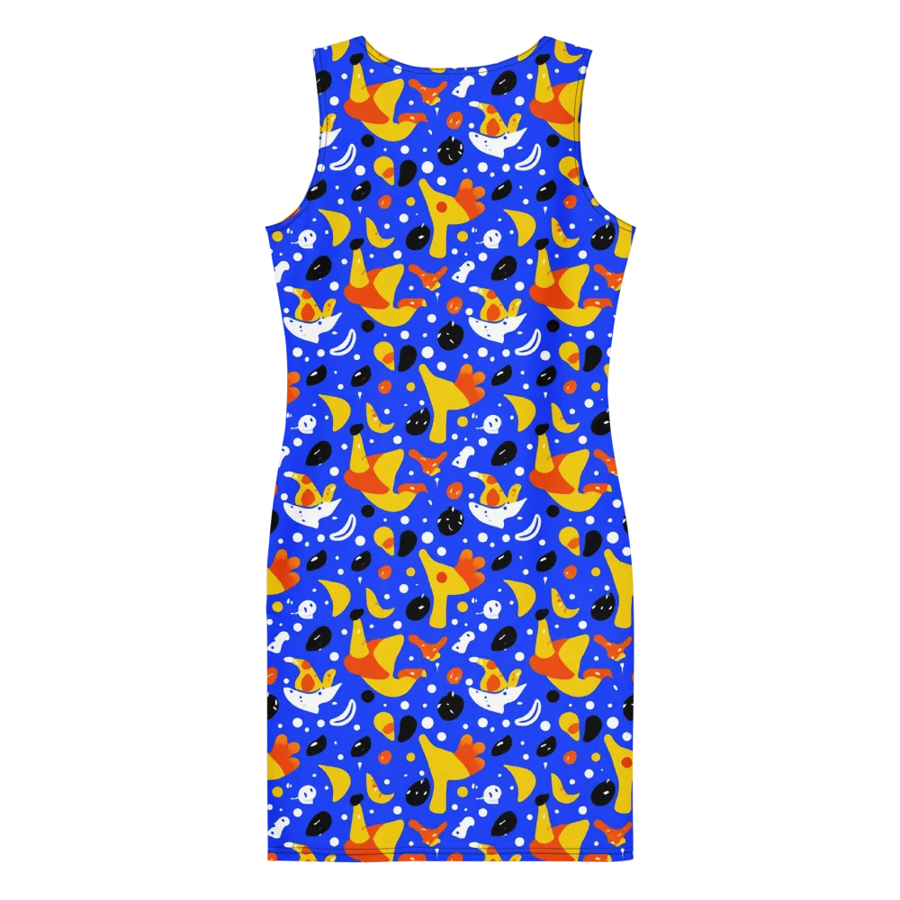 Blueberry Bazaar on Bodycon Dress — Back