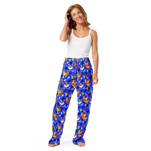 Blueberry Bazaar on a Women's Pajama Pants