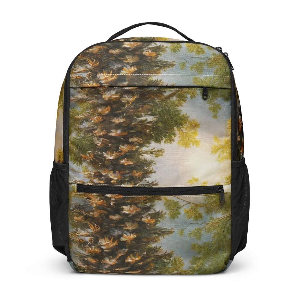 Golden Conifer on Utility Backpack — Front
