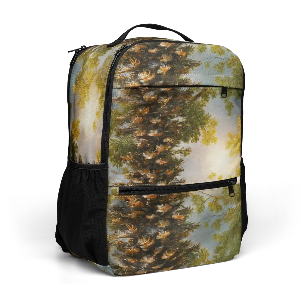 Golden Conifer on Utility Backpack — Right Front