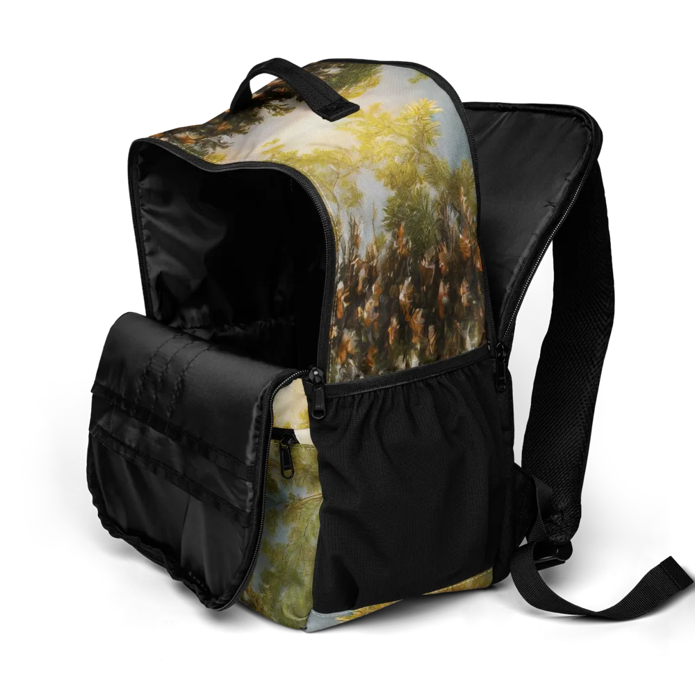 Golden Conifer on Utility Backpack — Product details 2
