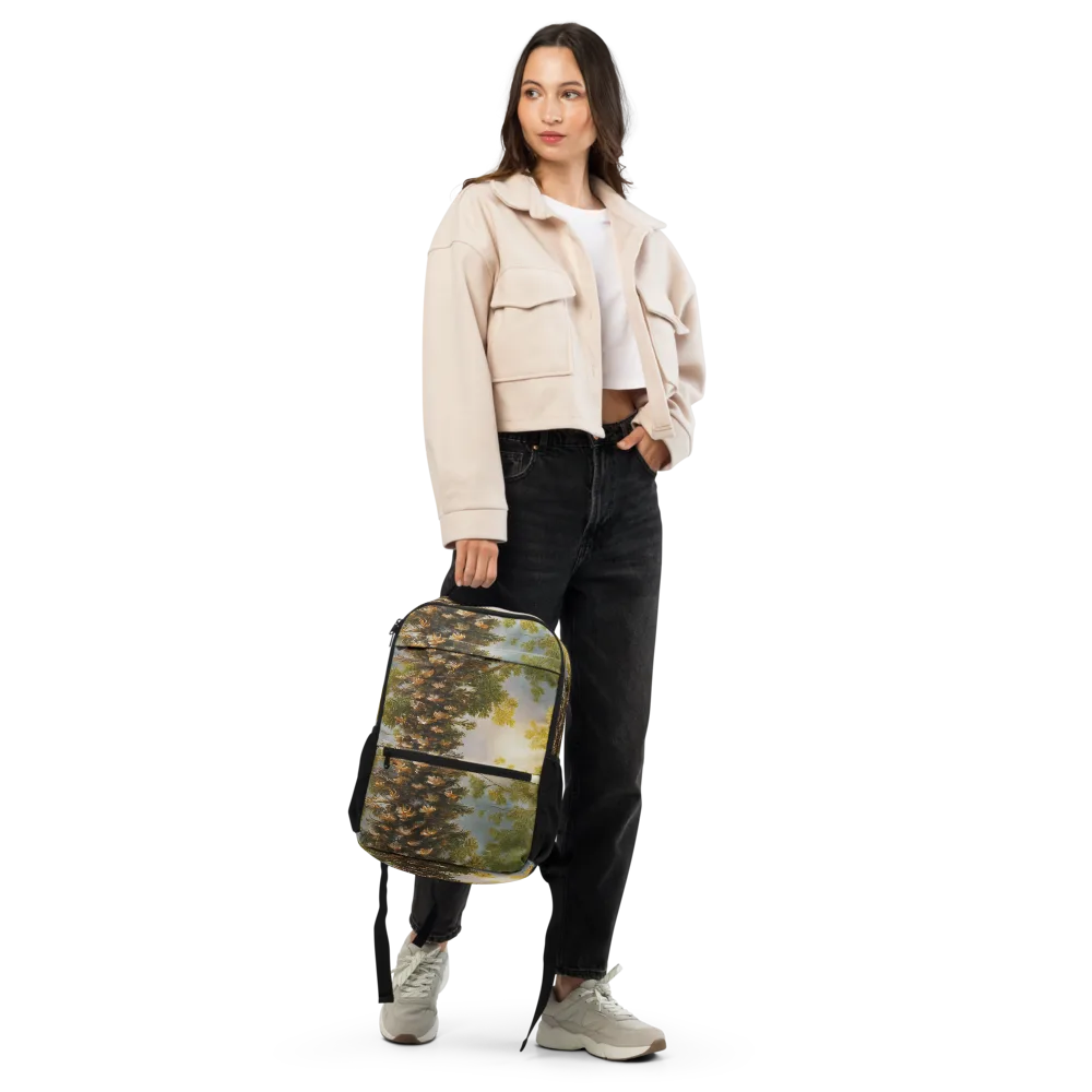 Golden Conifer on Utility Backpack — Front