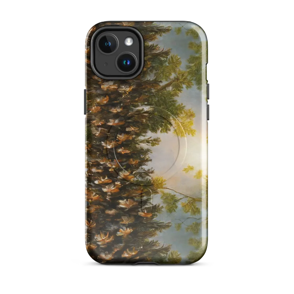 Golden Conifer on MagSafe Tough Case for iPhone® — Front