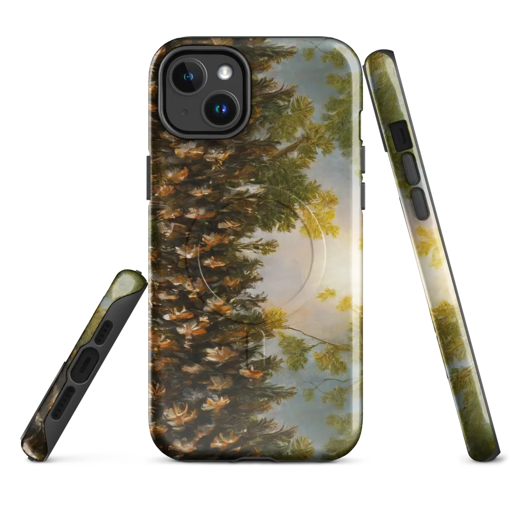 Golden Conifer on MagSafe Tough Case for iPhone® — Front