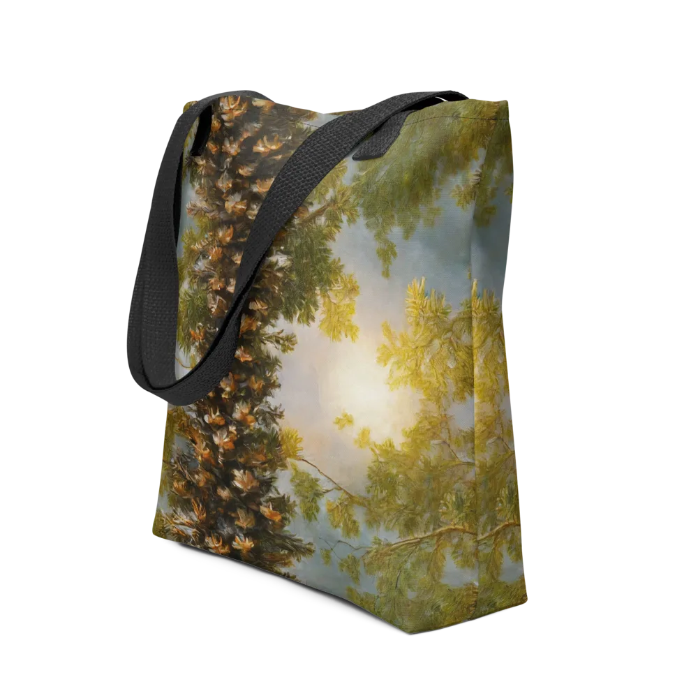 Golden Conifer on Tote Bag — Front