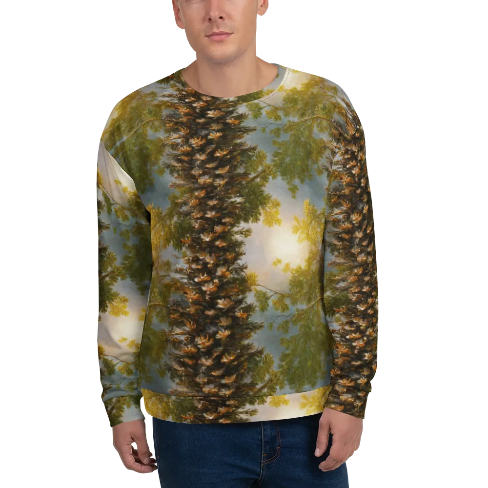 Golden Conifer on Sweatshirt — Front
