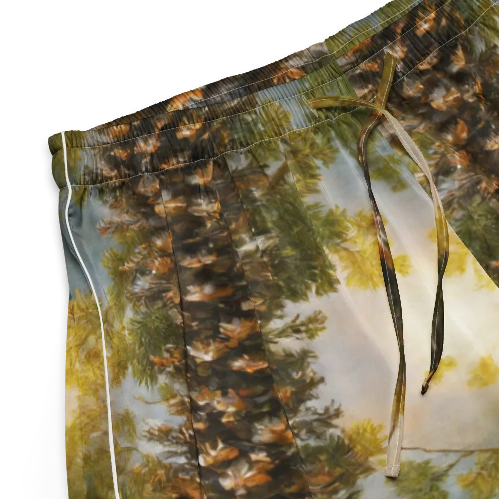 Golden Conifer on Women's Pajama Shorts — Product details