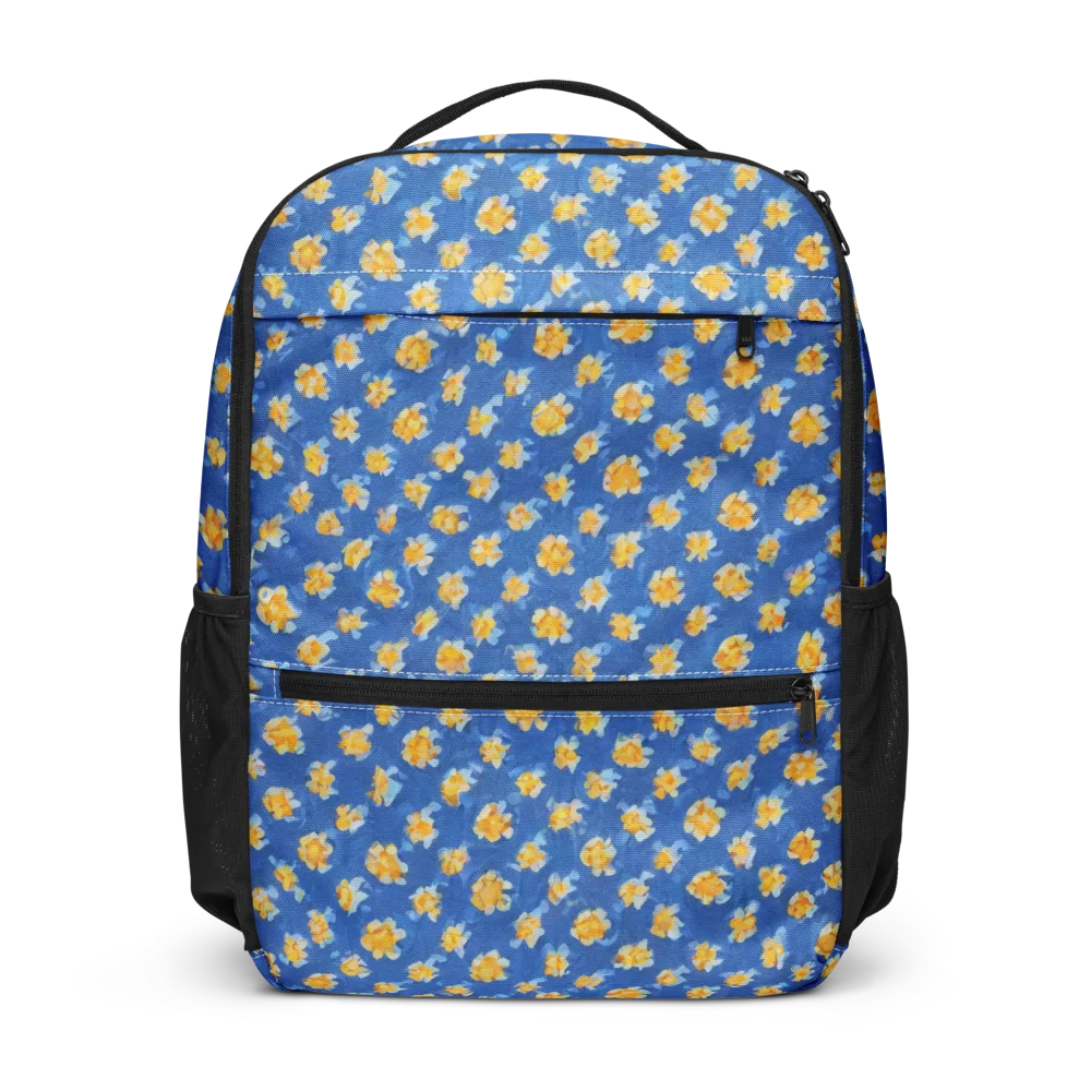 Cobalt Marigold on Utility Backpack — Front
