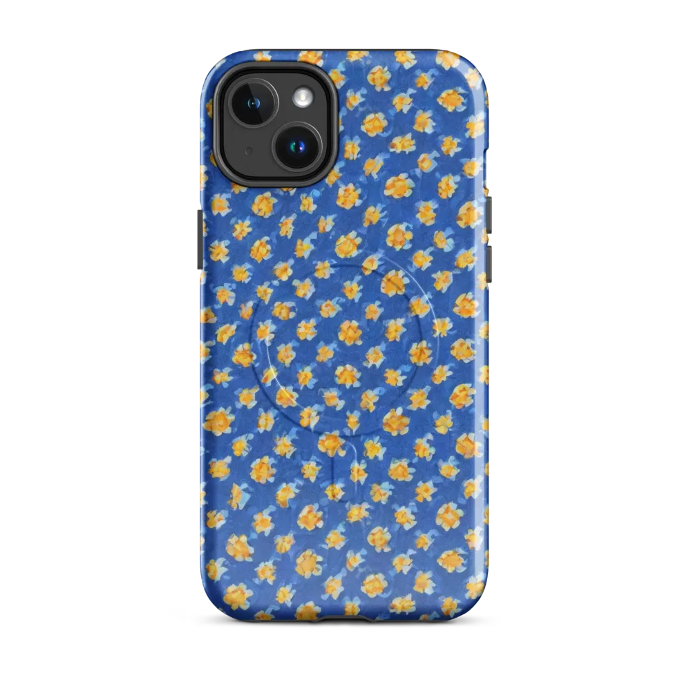 Cobalt Marigold on MagSafe Tough Case for iPhone® — Front