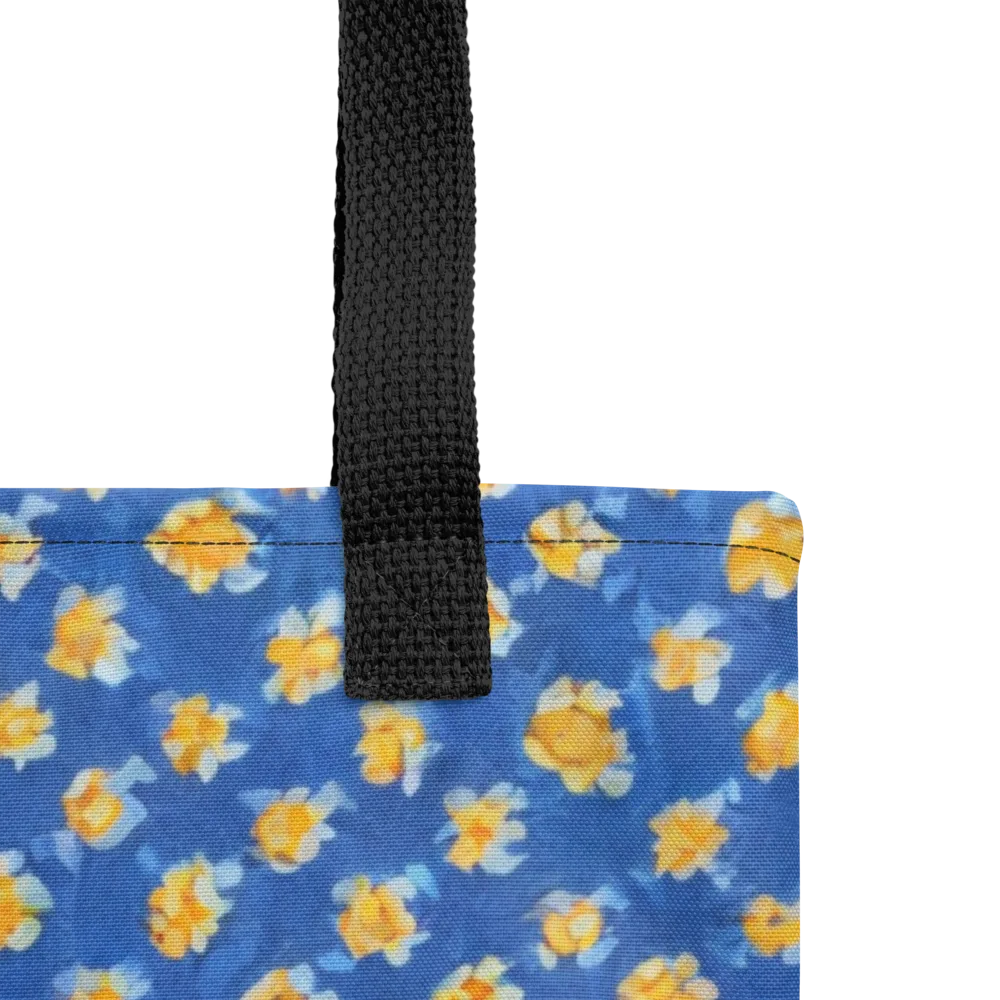 Cobalt Marigold on Tote Bag — Product details