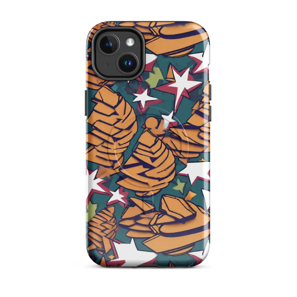 Starlit Shells on MagSafe Tough Case for iPhone® — Front