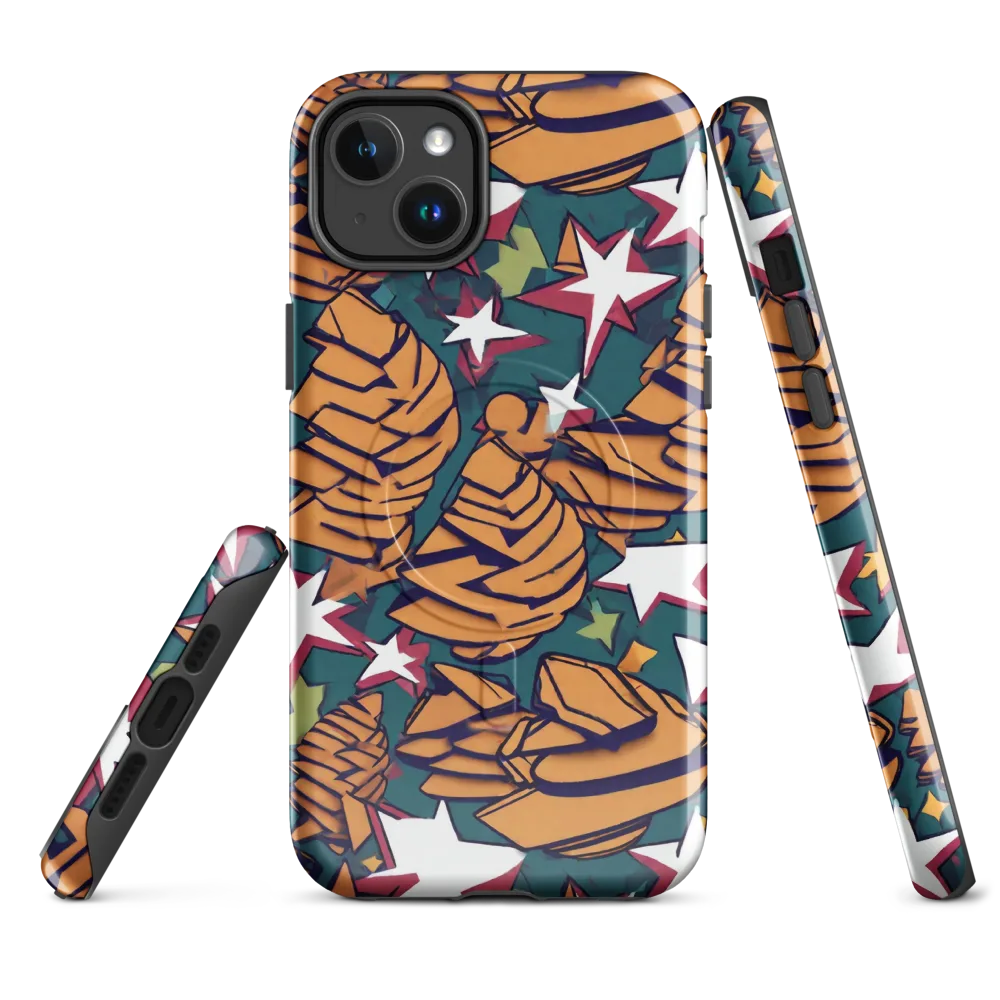Starlit Shells on MagSafe Tough Case for iPhone® — Front