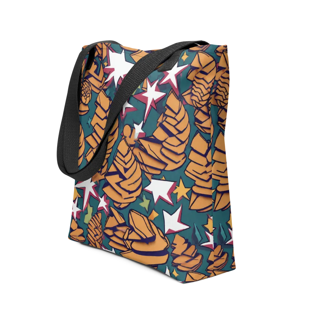 Starlit Shells on Tote Bag — Front