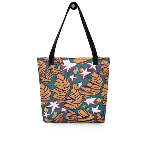 Starlit Shells on a Tote Bag