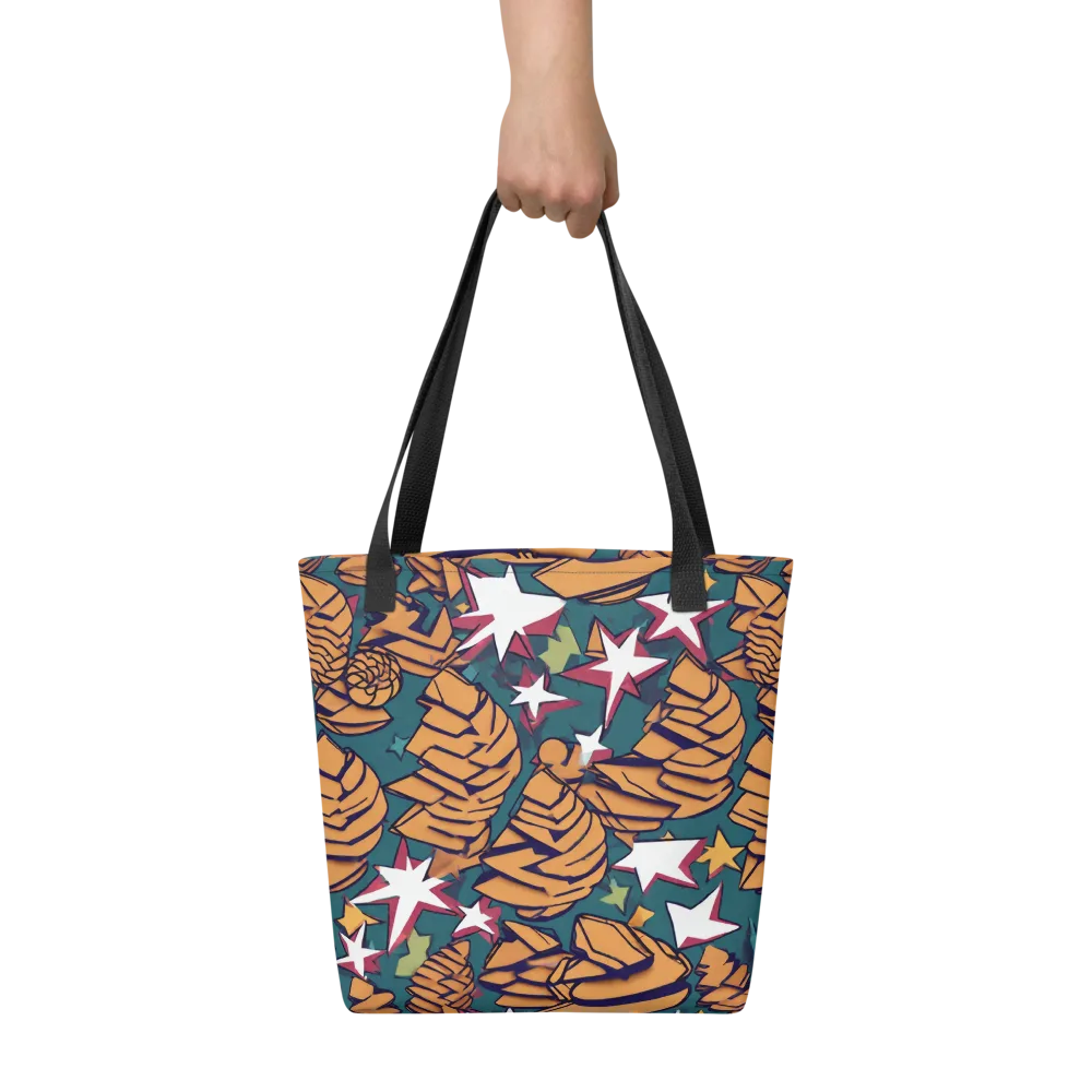 Starlit Shells on Tote Bag — Front