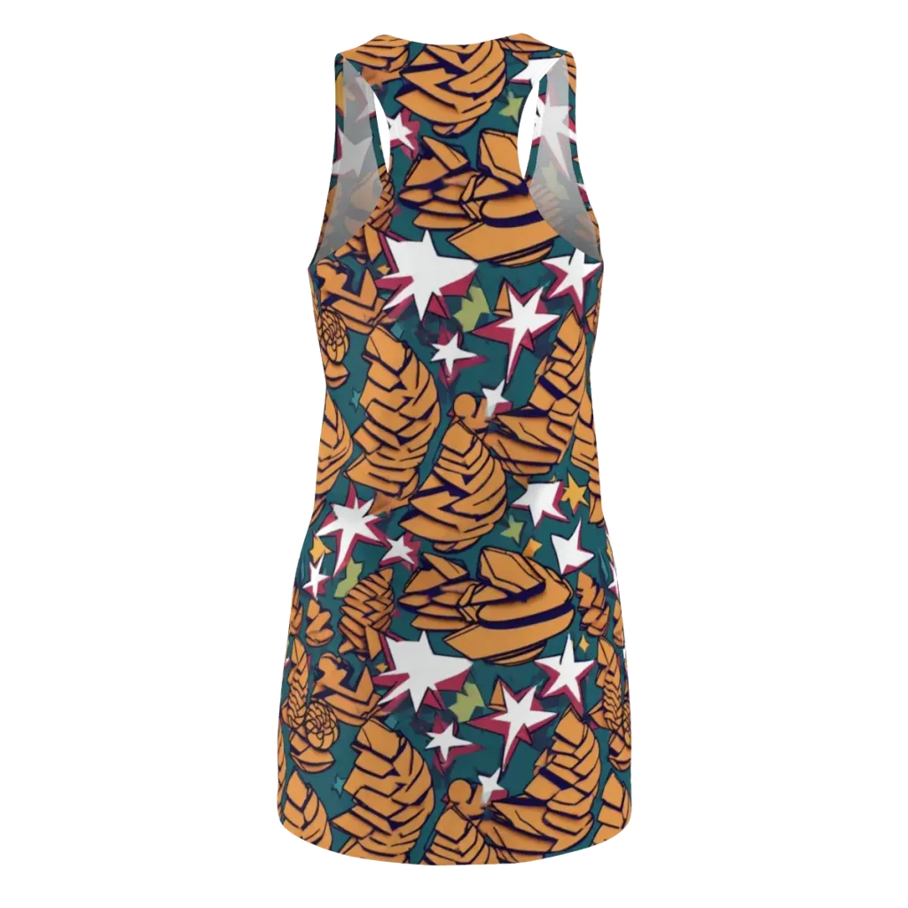 Starlit Shells on Racerback Dress — Back