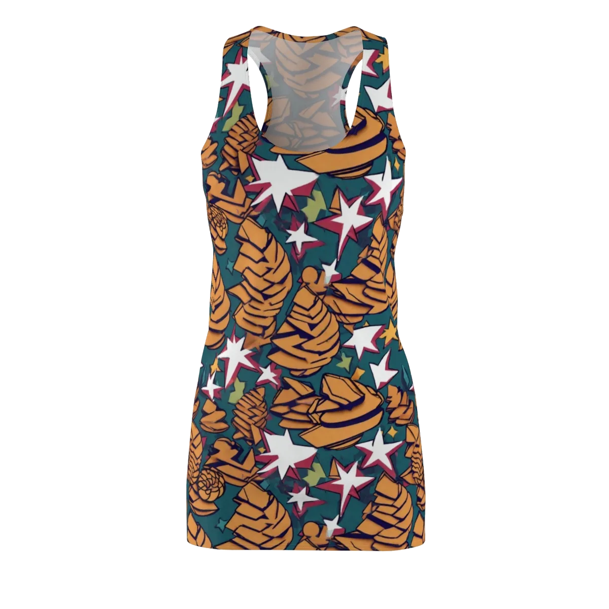 Starlit Shells on Racerback Dress — Front