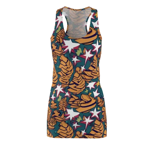 Starlit Shells on a Racerback Dress