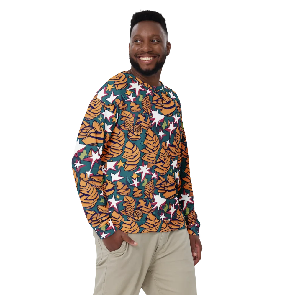Starlit Shells on Sweatshirt — Front