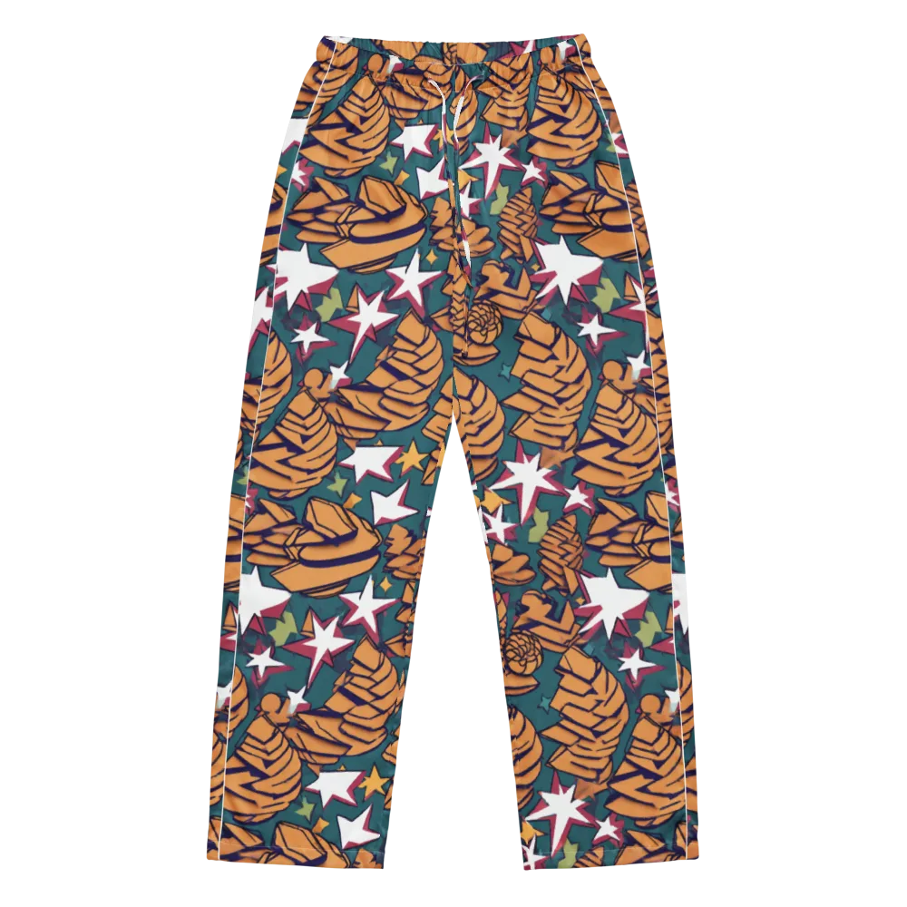 Starlit Shells on Women's Pajama Pants — Front