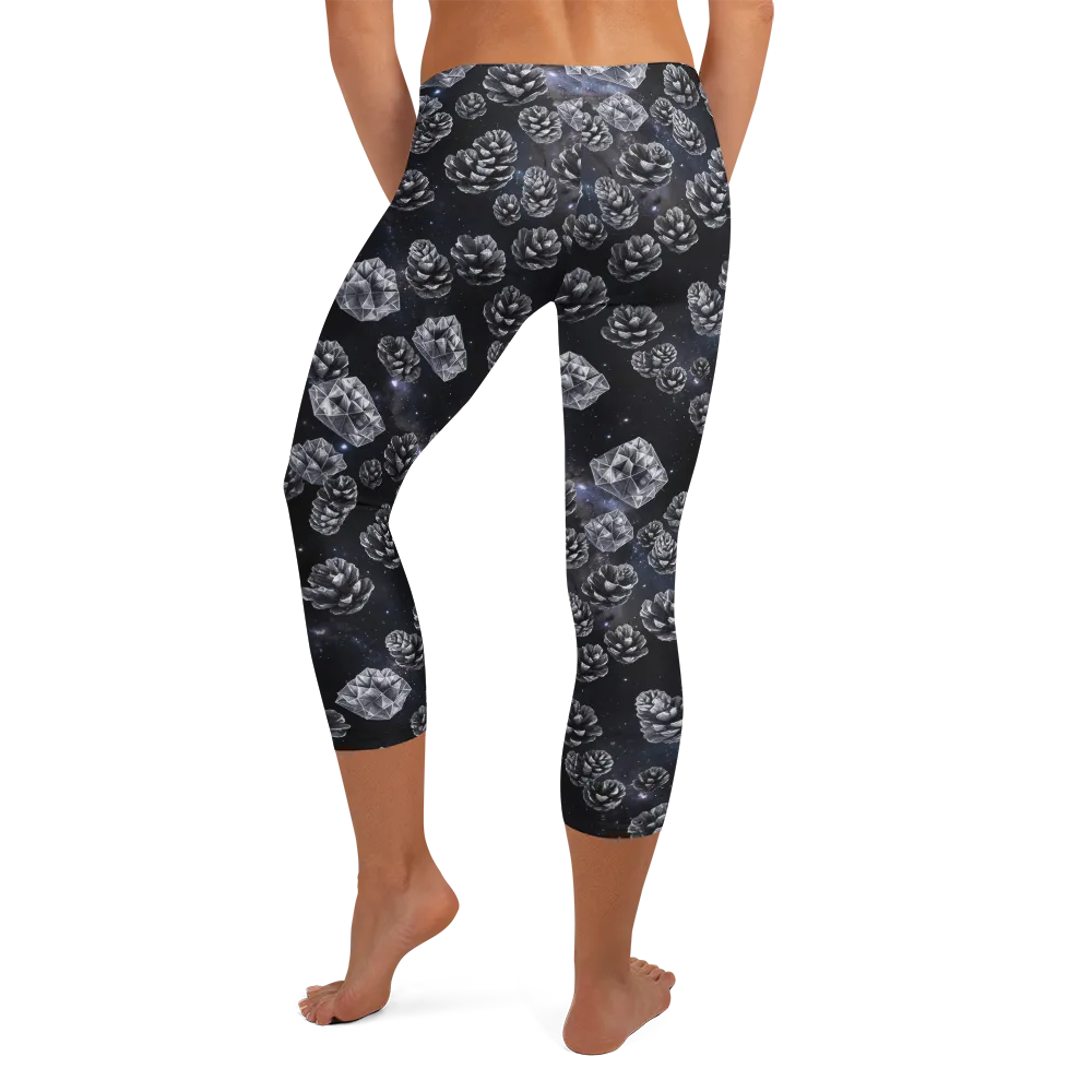 Cosmic Cone Constellation on Capri Leggings — Back