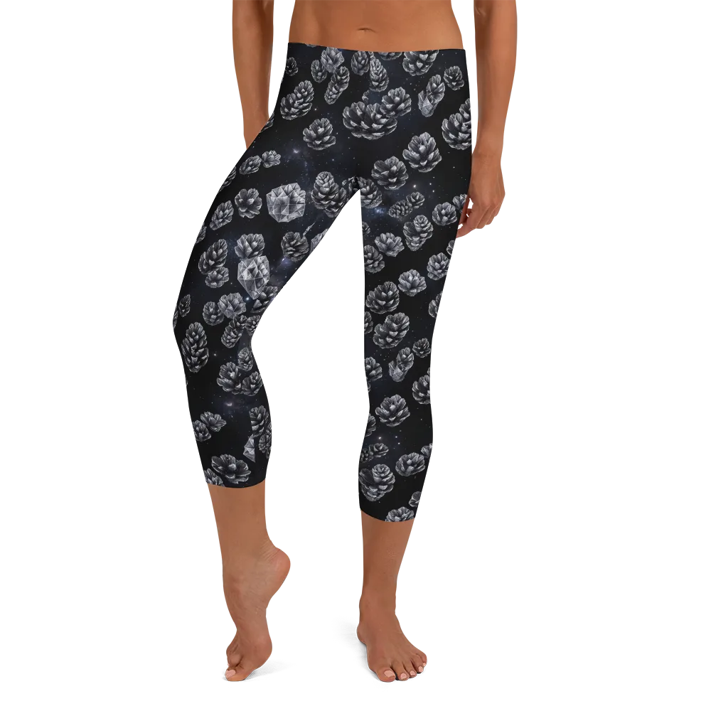 Cosmic Cone Constellation on Capri Leggings — Front
