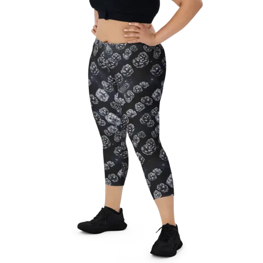 Cosmic Cone Constellation on a Capri Leggings